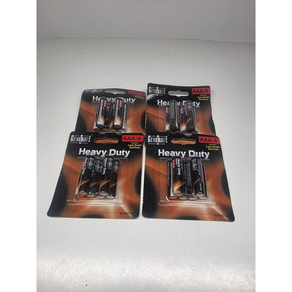 Eveready Super Heavy Duty Batteries AAA 6-Count 4 Packs